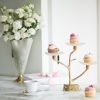 Amel Cupcake Tier Stand With Glass Plates