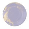 Purple Glass Plates - Anthe Handmade Glass Side Plate | AnnaVasily - Top View