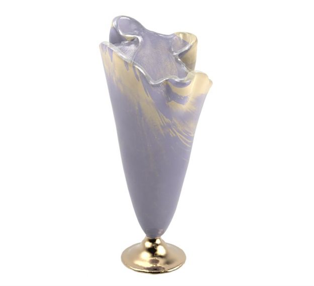 Violet Vase Centrepiece - Estel Pretty Vases Centrepice | AnnaVasily - 3/4 View