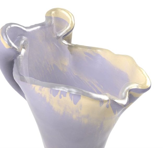 Violet Vase Centrepiece - Estel Pretty Vases Centrepice | AnnaVasily - Detail View