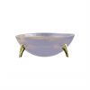 Decorative Glass Bowls - Photi Purple Modern Fruit Bowl | AnnaVasily - Measure View