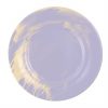 Violet Plates - Sostra Set/4 Light Purple Glass Plates | AnnaVasily - Top View