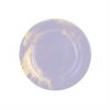 Violet Plates - Sostra Set/4 Light Purple Glass Plates | AnnaVasily - Measure View