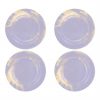 Violet Plates - Sostra Set/4 Light Purple Glass Plates | AnnaVasily - Set View
