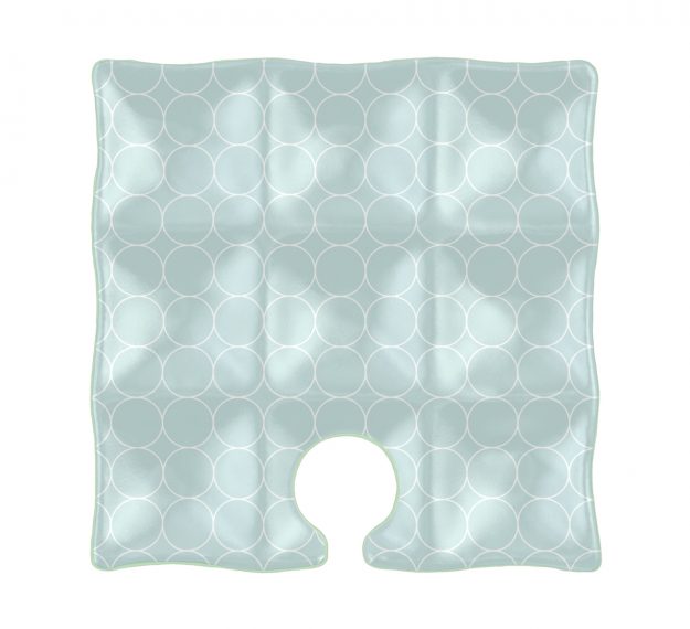 Blue Glass Cocktail Plates With Cup Holder, Thal Set/4 | Anna Vasily - Top View