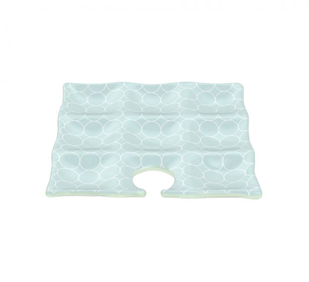 Blue Glass Cocktail Plates With Cup Holder, Thal Set/4 | Anna Vasily - 3/4 View
