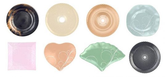 Beautiful Dinner sets, plates & tableware - eight different plates by AnnaVasily